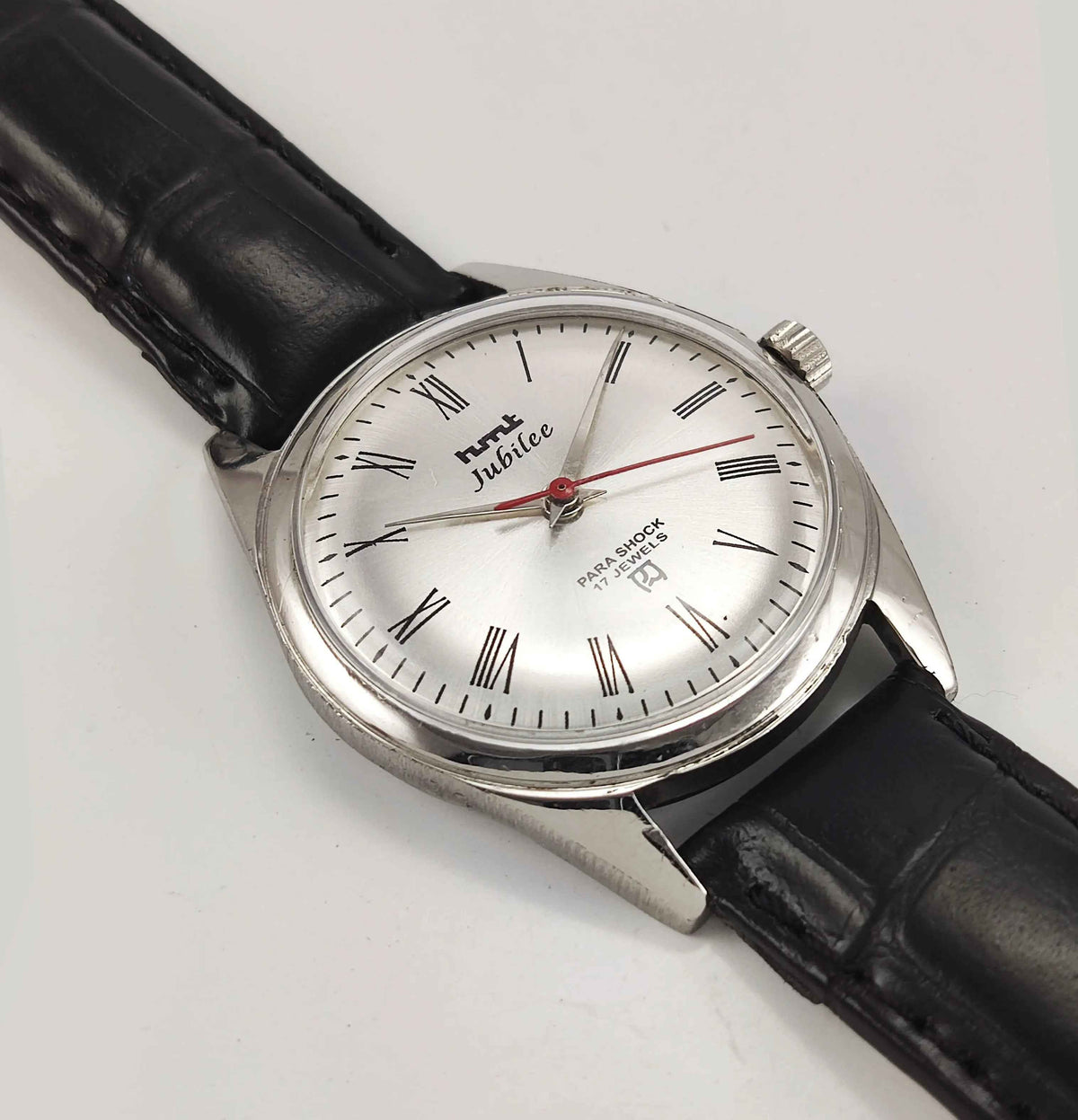 HMT Jubilee Para Shock Watch - Effortlessly Blend Timeless Elegance with Reliability