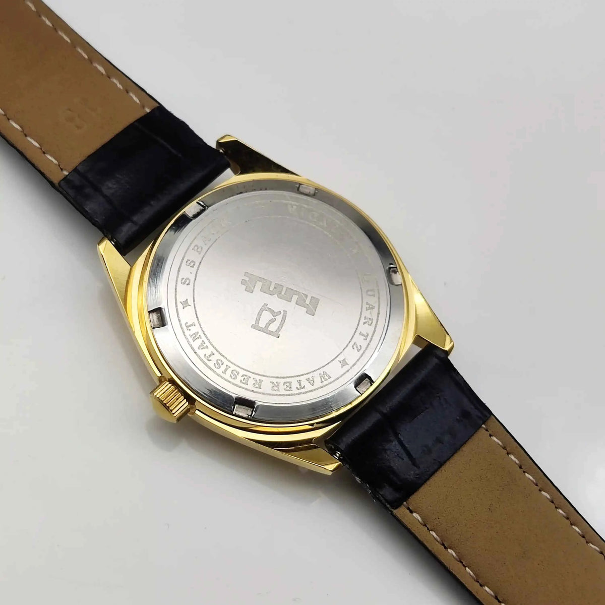 HMT Swarna Day Date Watch – Quartz Black Dial for Timeless Elegance