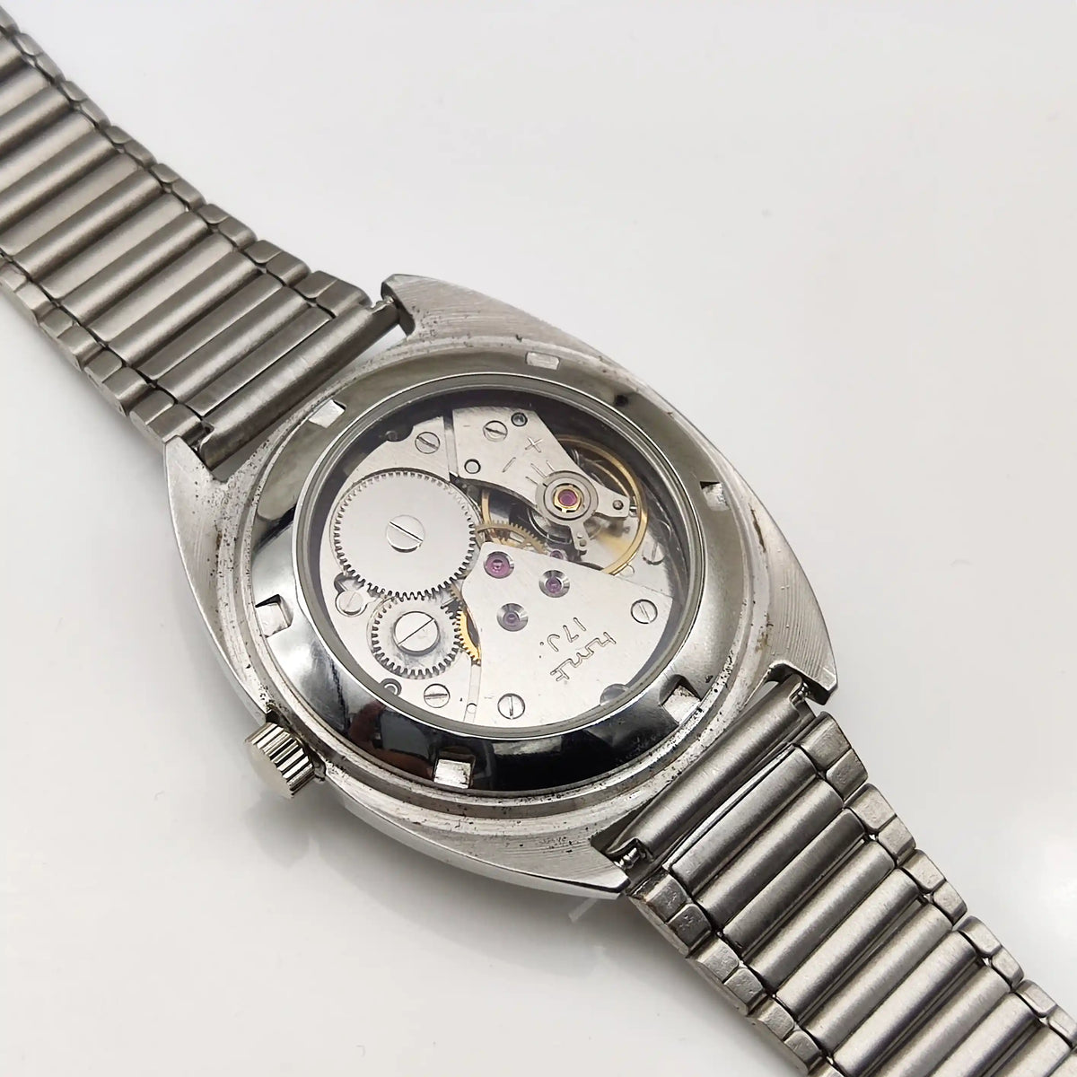 HMT Himalaya Bluish Dial Watch - A Timeless Mechanical Masterpiece