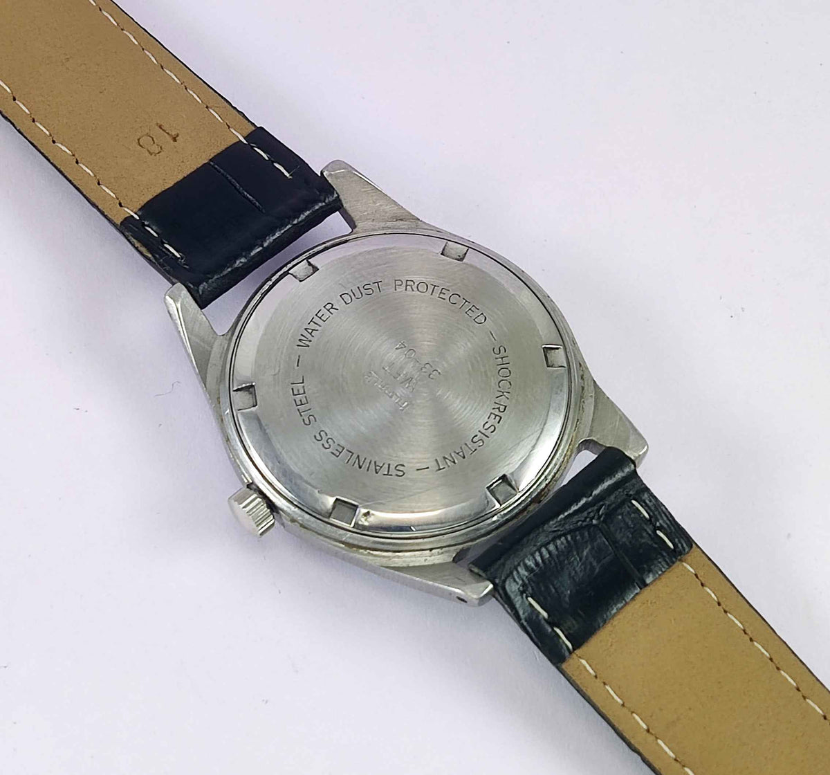 HMT Janata Black Dial Watch Arabic Font - 17 Jewels Handwinding