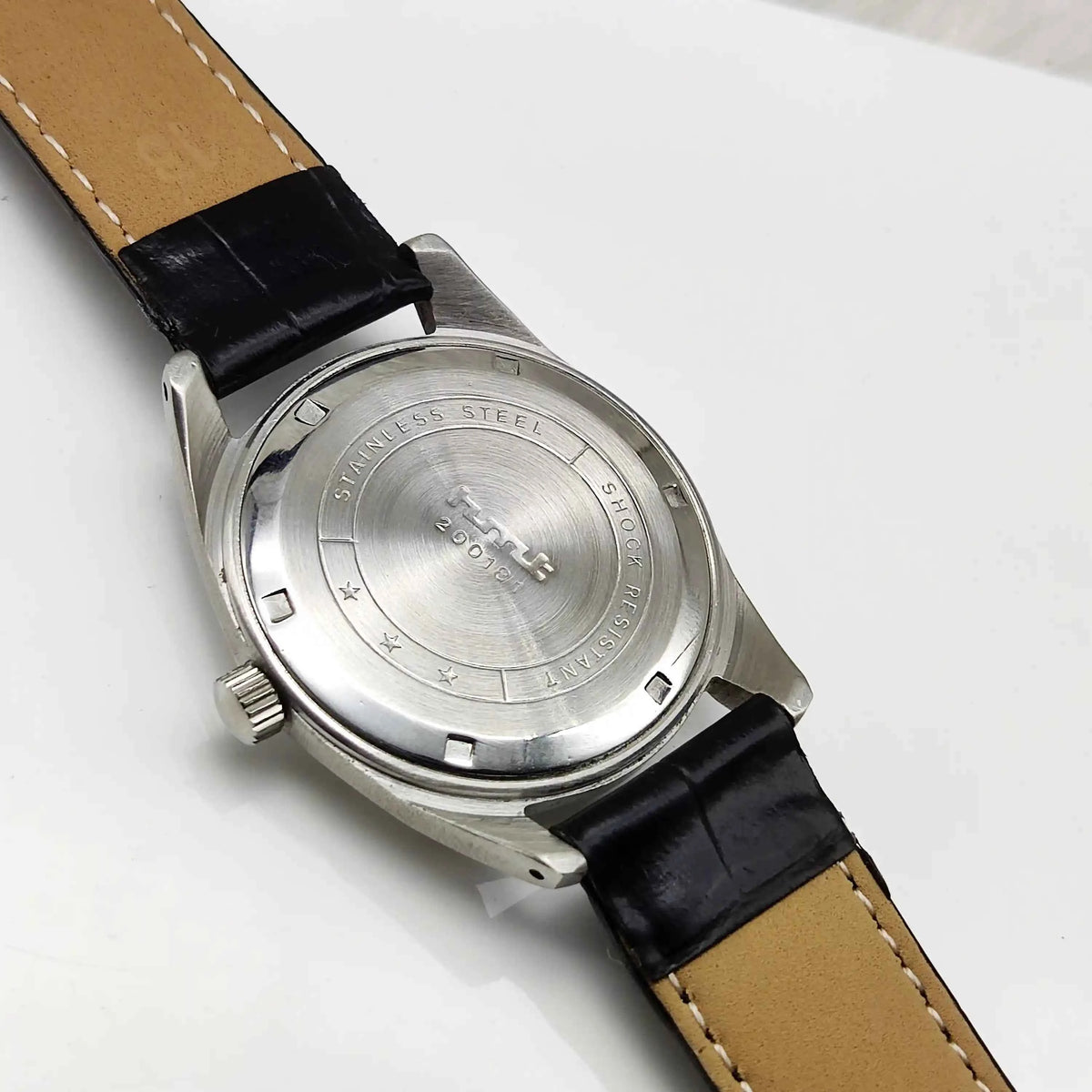 HMT Janata Handwinding Watch - White Dial, 17 Jewels, Para Shock Features