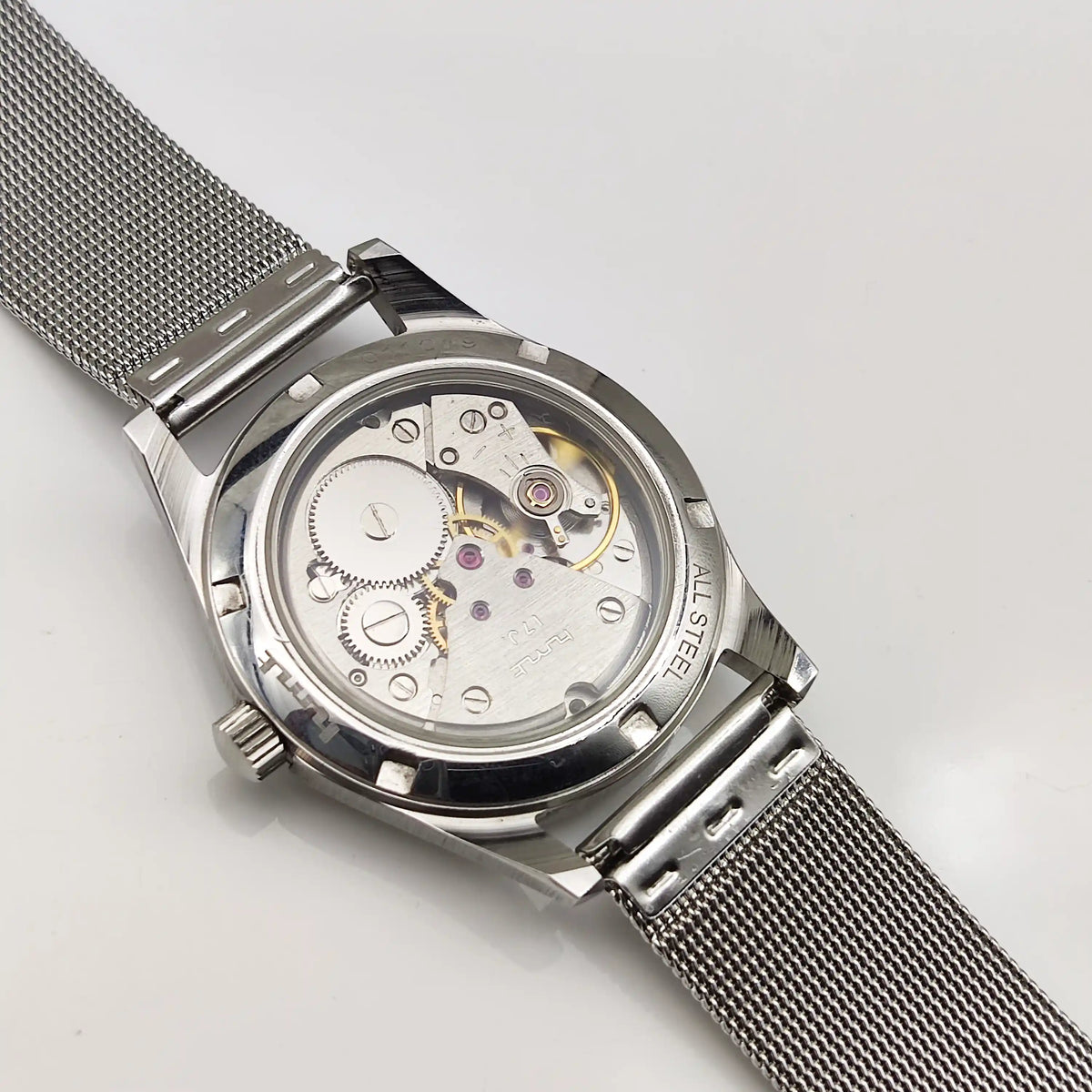 HMT Jubilee Handwinding Watch - A Timeless Blue Dial Classic for Effortless Elegance