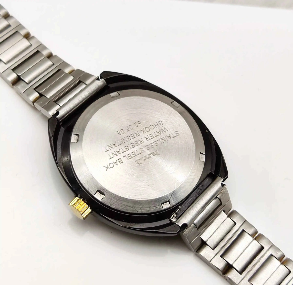HMT Kanchan Para Shock Watch - 21 Jewels Automatic Golden Dial