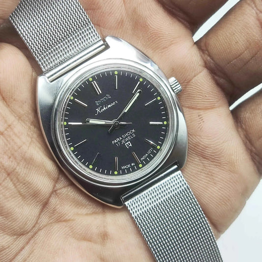 HMT Kohinoor Black Dial Watch: Timeless Elegance for Every Occasion