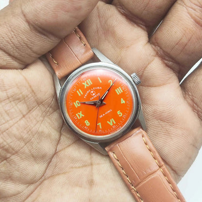 Favre Leuba Handwinding Watch with Reddish Dial - A Timeless Luxury for collectors