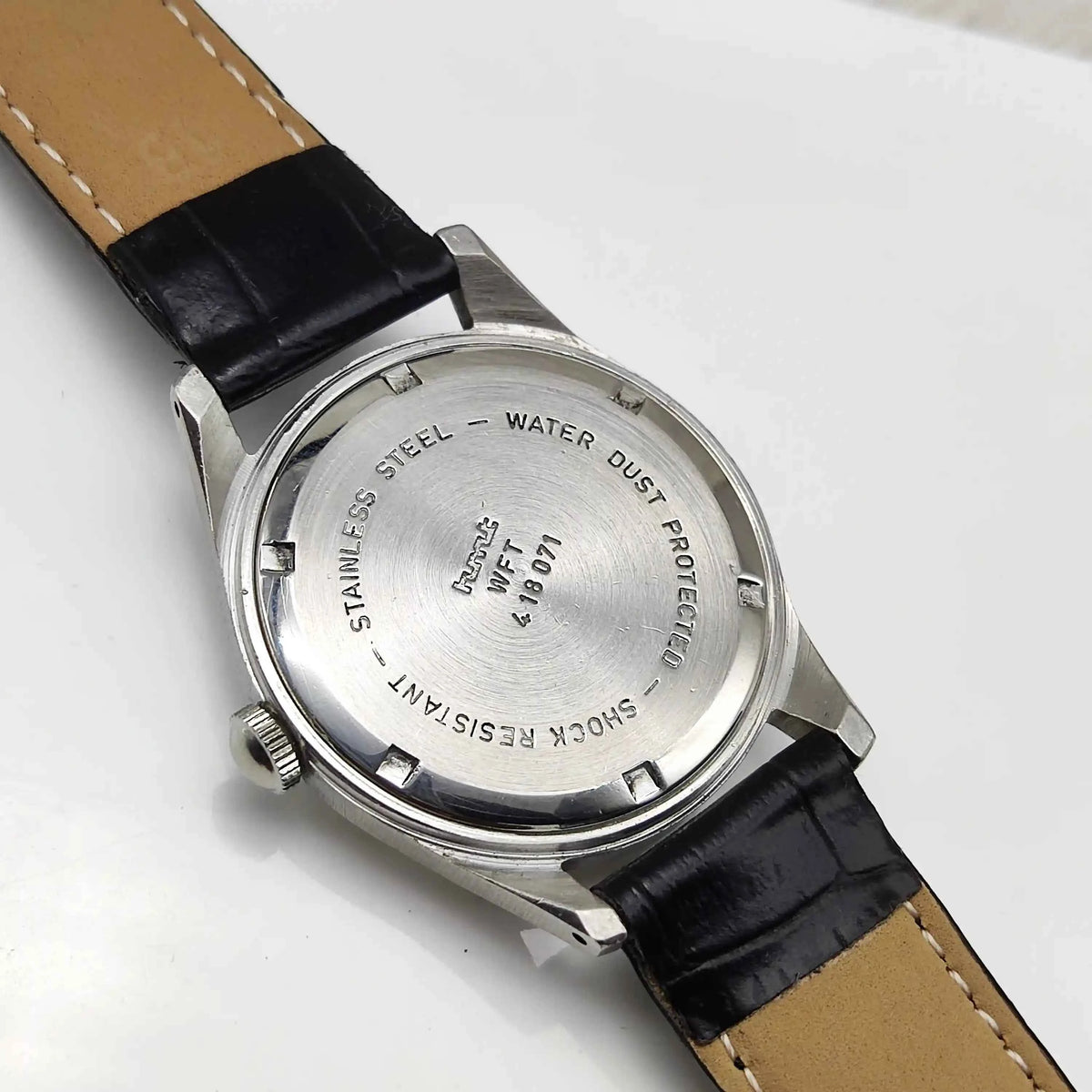 HMT Janata Handwinding Watch - White Dial, 17 Jewels, Para Shock for Timeless Style