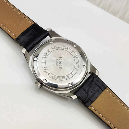 HMT Janata Silver Devanagari Dial Mechanical Handwinding Watch - 17 Jewels, Para Shock