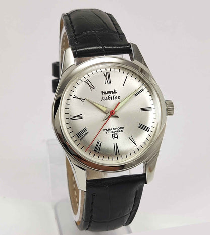 HMT Jubilee Para Shock Watch - Elegant Mechanical Timepiece for Men