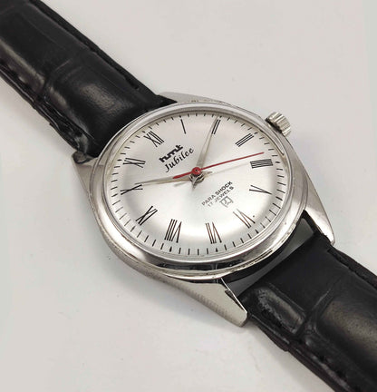 HMT Jubilee Para Shock Watch - Effortlessly Blend Timeless Elegance with Reliability