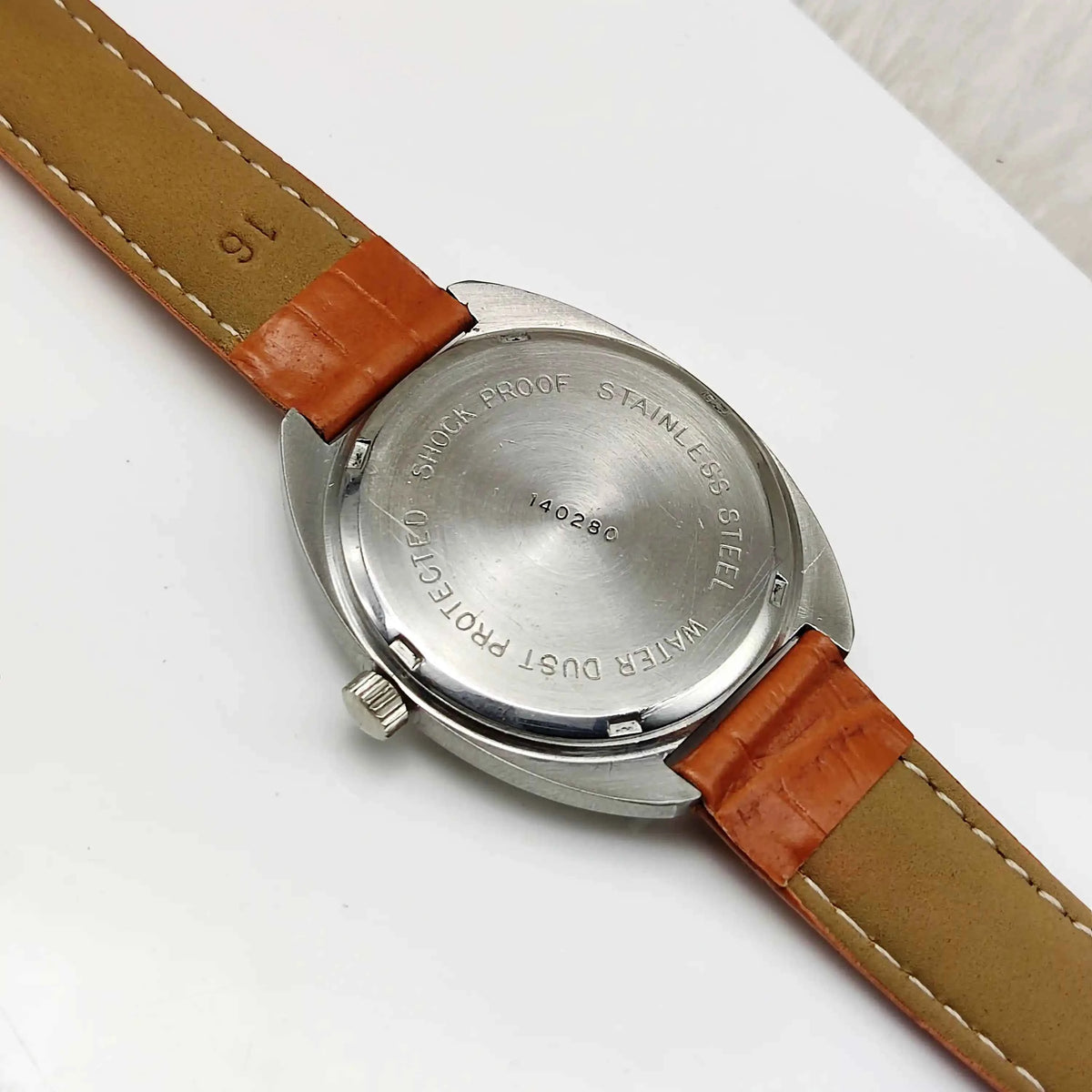 HMT Pilot 17 Jewels Handwinding Watch with Bluish Dial and Dotted Indices