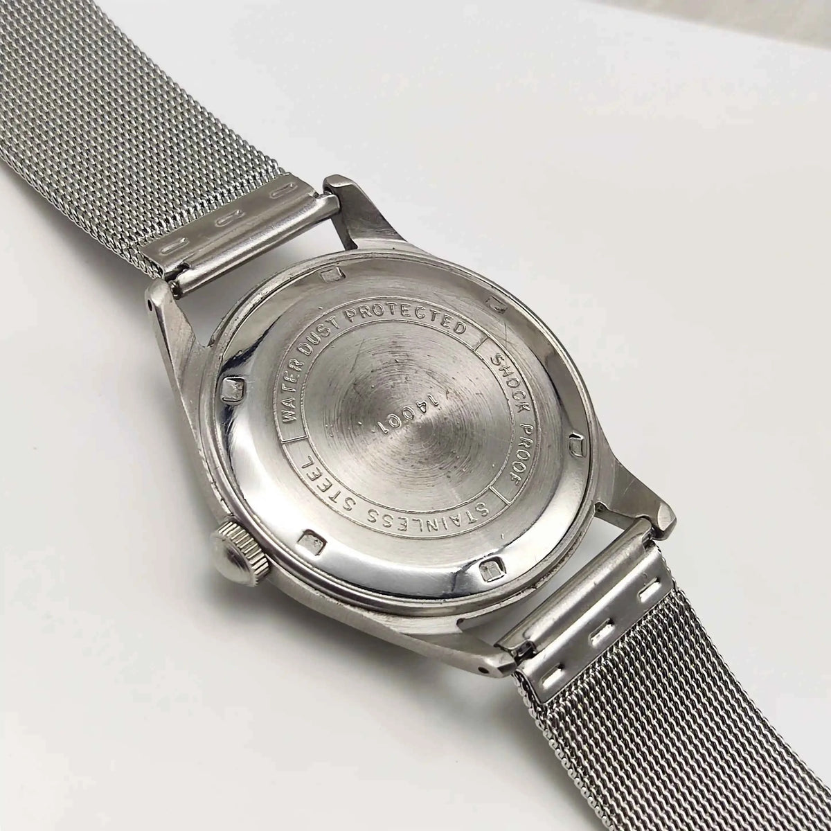 HMT Pilot Green Dial Men's Watch - 17 Jewels Handwinding with Numerals Indices