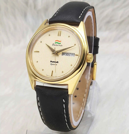 Elevate Your Style with the HMT Swarna Cream Dial Watch - Timeless Functionality & Design