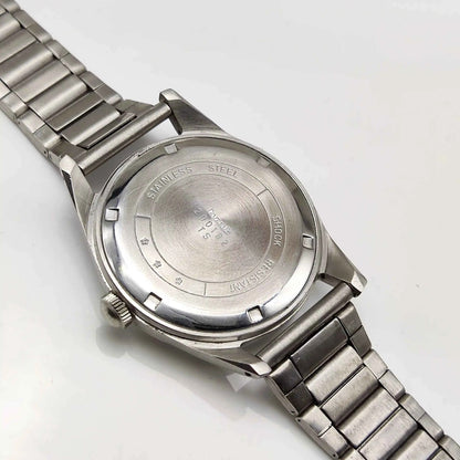 HMT Tamil Numerals Watch 17 Jewels White Dial Mechanical Handwinding Men's Timepiece