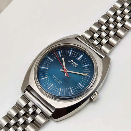 HMT Avinash Bluish Stick Indices 17 Jewels Men's Watch for Timeless Style