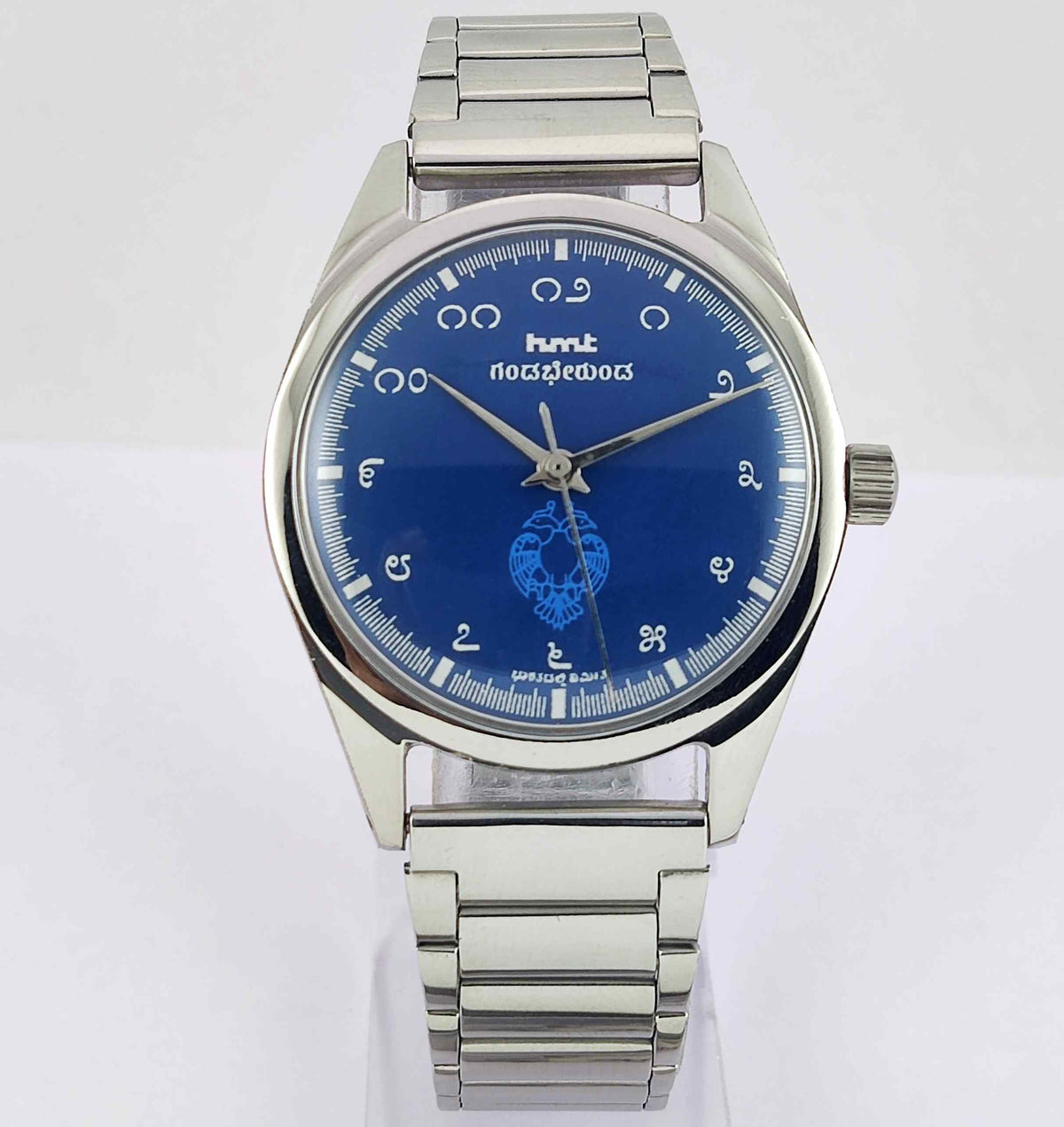HMT Gandaberunda Watch Blue Dial - Elevate Your Style with Classic Elegance