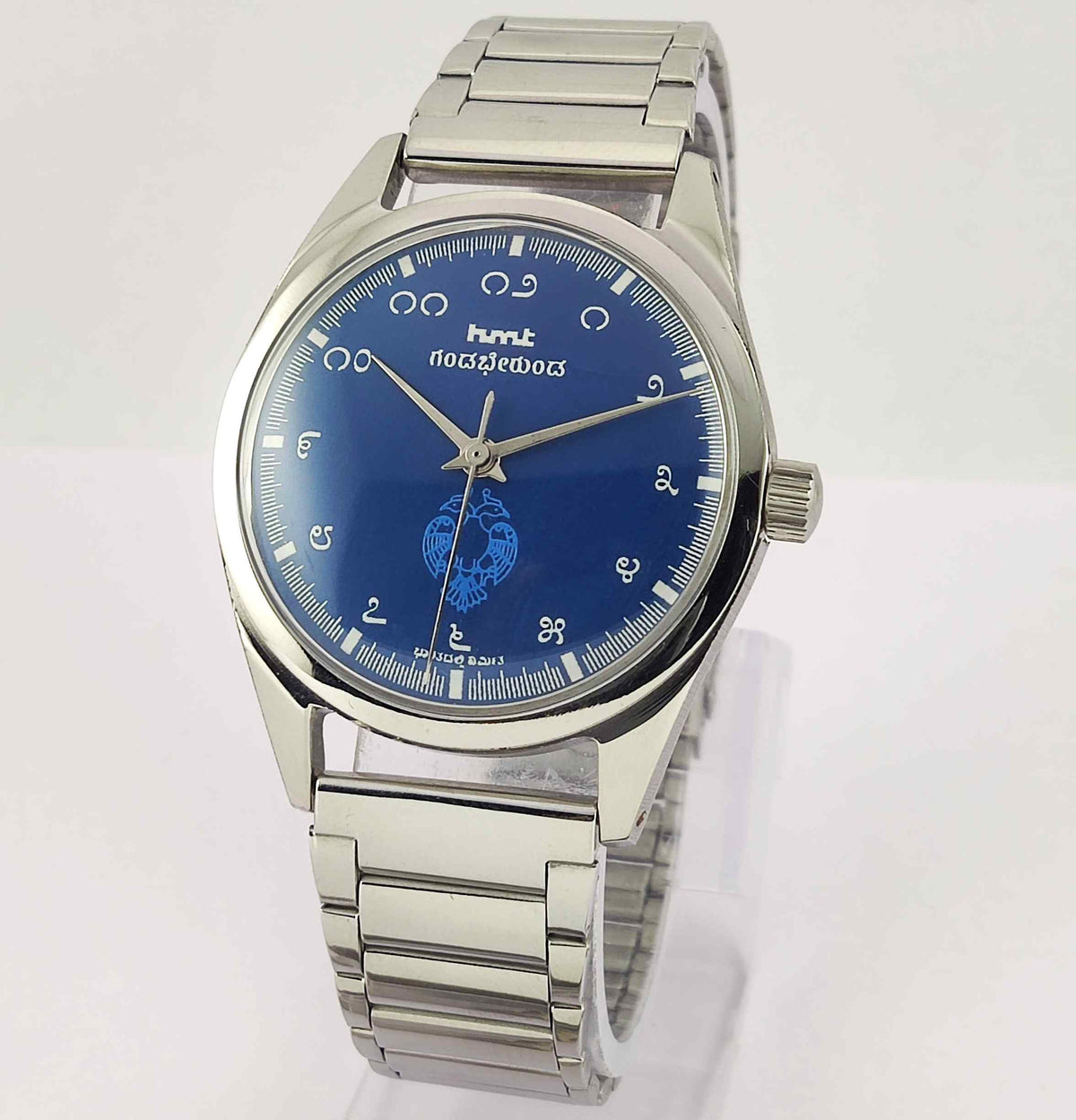 HMT Gandaberunda Watch Blue Dial - Elevate Your Style with Classic Elegance