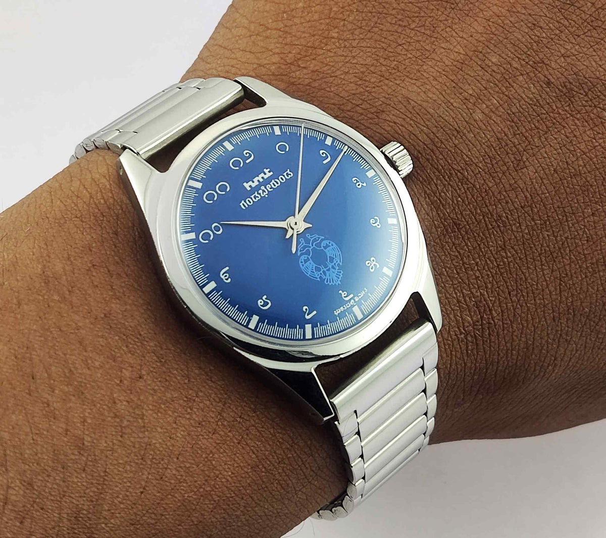 HMT Gandaberunda Watch Blue Dial - Elevate Your Style with Classic Elegance