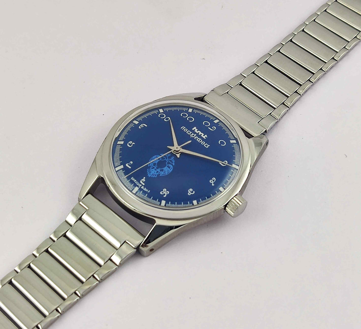 HMT Gandaberunda Watch Blue Dial - Elevate Your Style with Classic Elegance