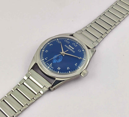 HMT Gandaberunda Watch Blue Dial - Elevate Your Style with Classic Elegance
