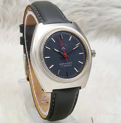 HMT Handwinding Watch Gray Dial with Stick Indices - 17 Jewels Timepiece