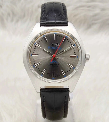 HMT Himalaya Gray Dial Watch with 17 Jewels Handwinding and Stick Indices