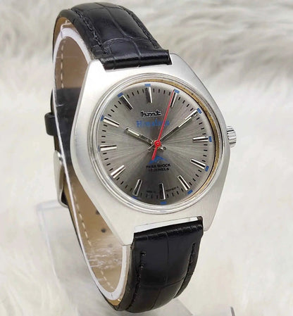 HMT Himalaya Gray Dial Watch with 17 Jewels Handwinding and Stick Indices
