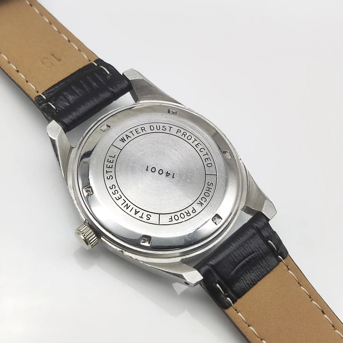 HMT Janata Handwinding Watch - Embrace Timeless Elegance with Sky Blue Dial