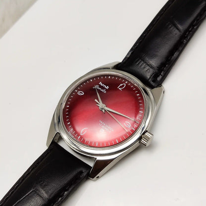 HMT Janata English Numerals Red Apple Dial Watch - 17 Jewels Handwinding