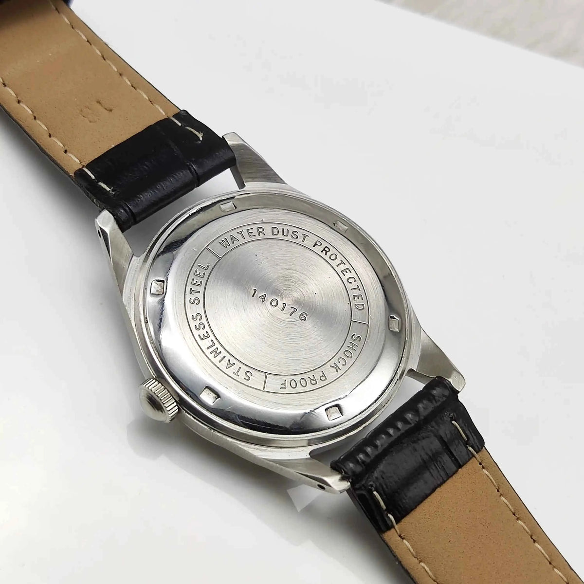 HMT Janata Handwinding Watch with Gray Dial and Devanagari Numerals - 17 Jewels