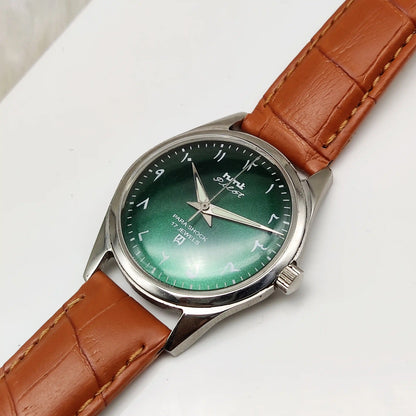 HMT Pilot Green Handwinding Watch: Timeless Elegance Meets Durable Craftsmanship