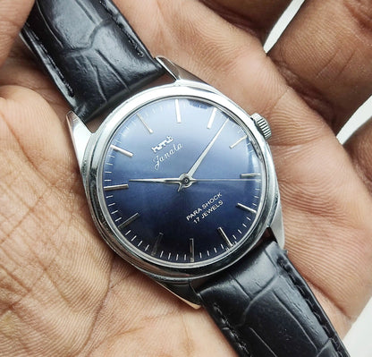 HMT Janata Bluish Dial Watch: A Timeless Classic for Every Man