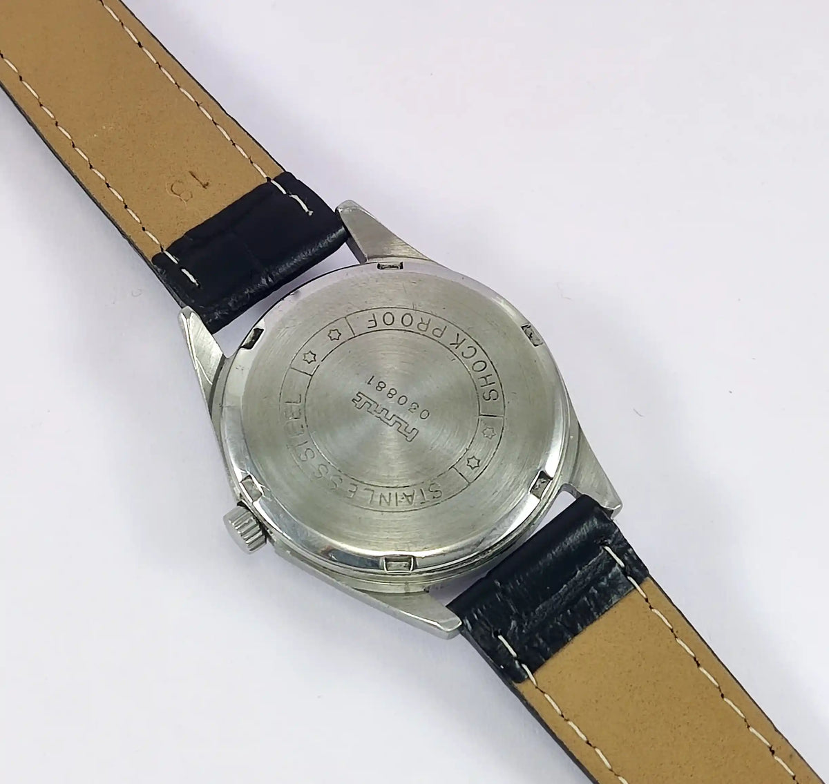 HMT Janata Men's Watch - Timeless Maroon Dial with 17 Jewels