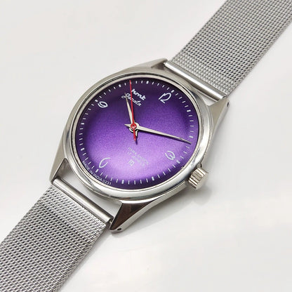 HMT Janata Purple Dial Watch - A Timeless Mechanical Masterpiece for the Modern Gentleman