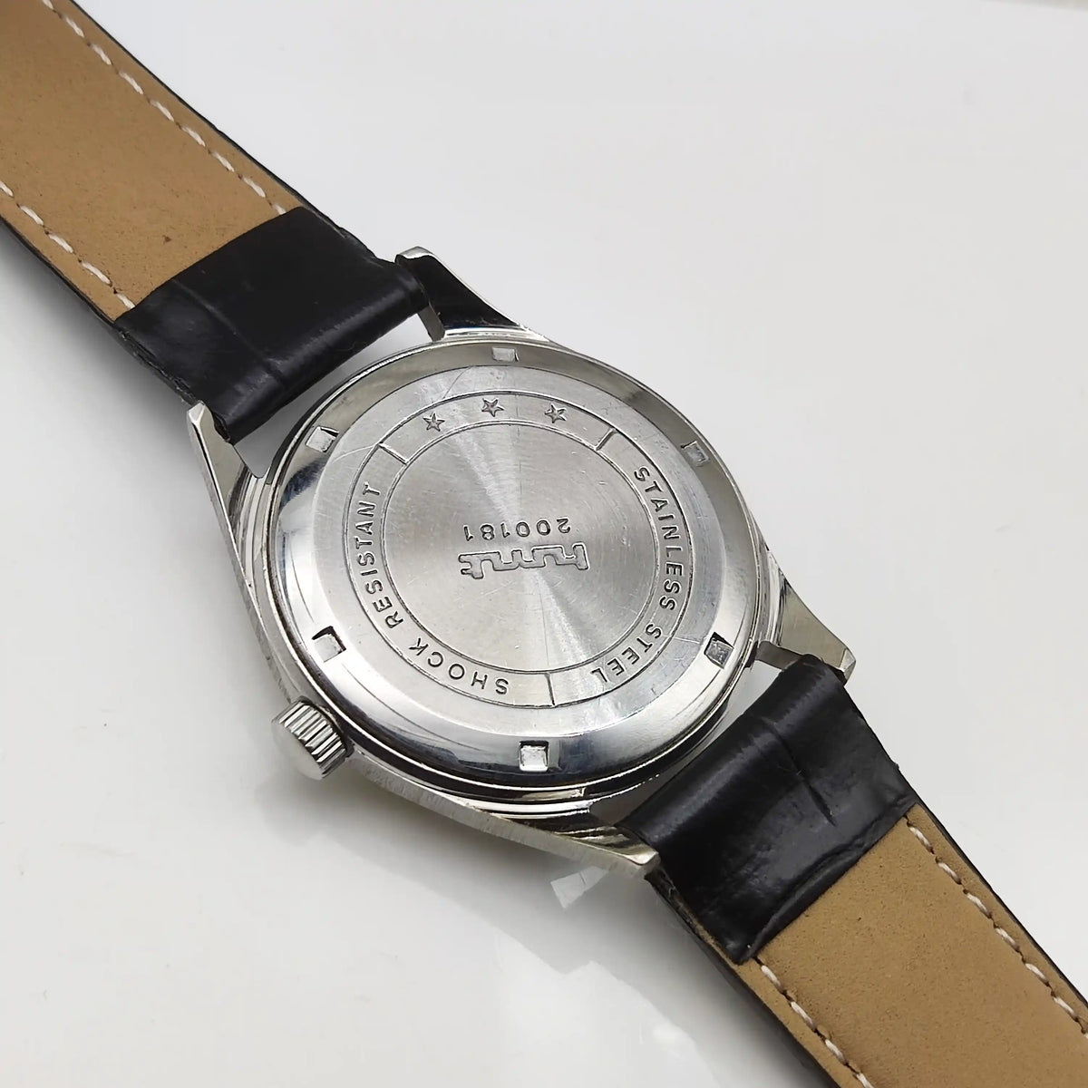 HMT Janata Handwinding Watch - The Vintage Mechanical Timepiece with Sun Yellow Dial
