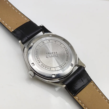 HMT Janata Handwinding Watch - The Vintage Mechanical Timepiece with Sun Yellow Dial