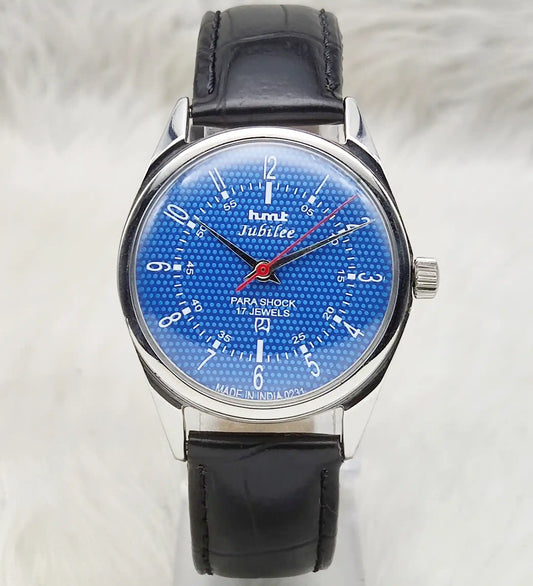 HMT Jubilee Blue Dial Watch - A Timeless Mechanical Treasure