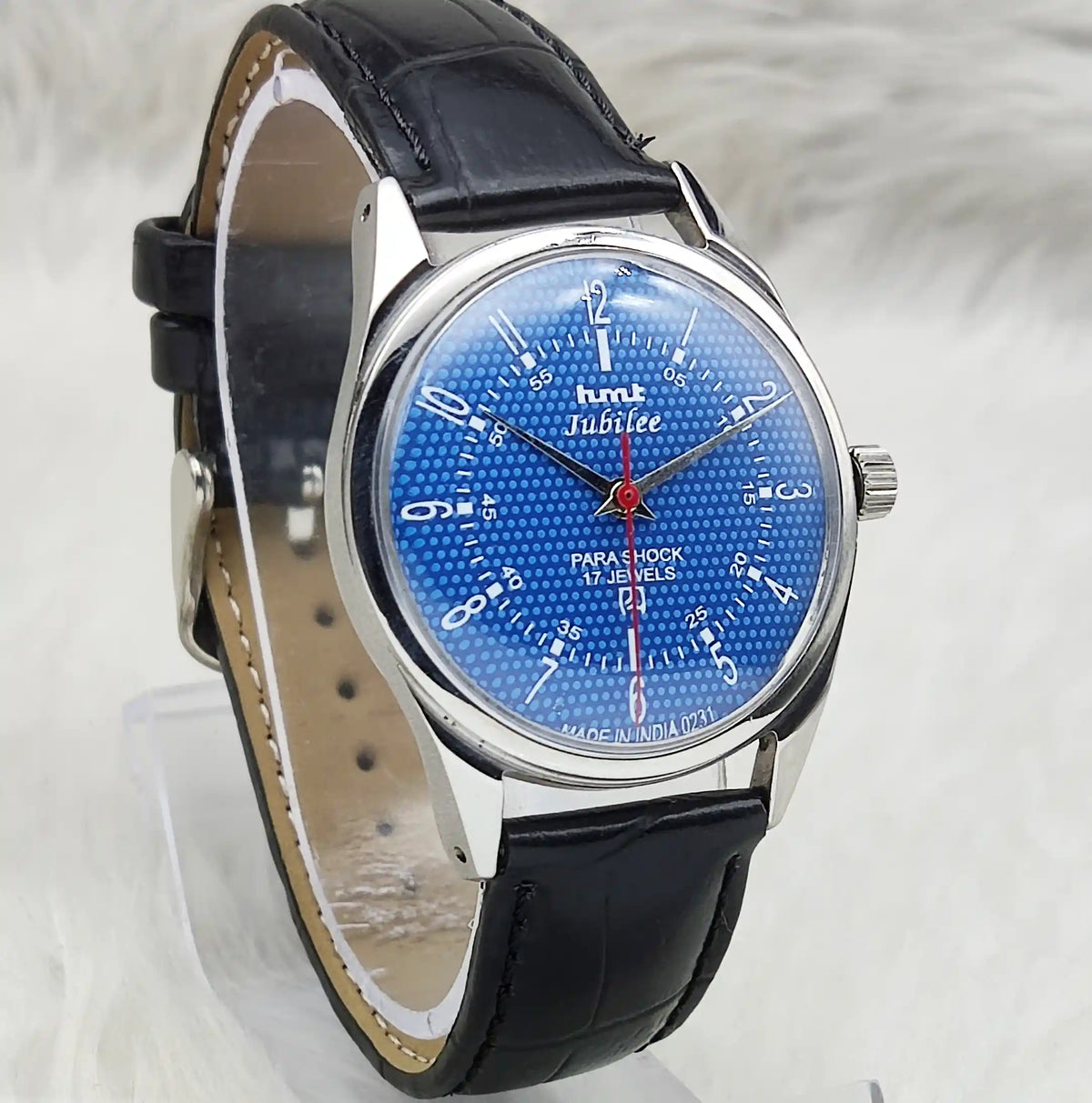 HMT Jubilee Blue Dial Watch - A Timeless Mechanical Treasure