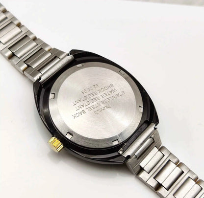 HMT Kanchan Para Shock Watch - 21 Jewels Automatic Golden Dial