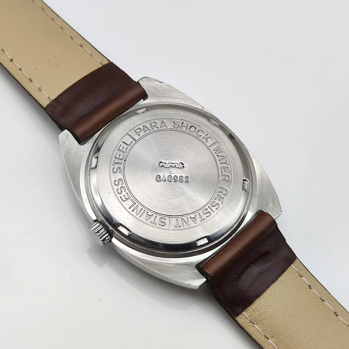 HMT Kohinoor Blue Dial Watch - Classic Handwinding Timepiece with 17 Jewels