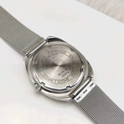 HMT Kohinoor 17 Jewels Mechanical Handwinding Men's Watch with Arabic Font and White Dial