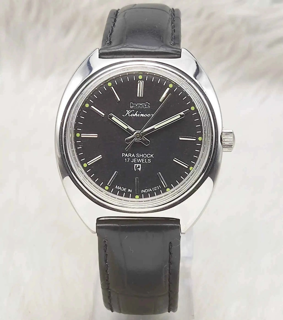 HMT Kohinoor Black Dial Watch: A Timeless Mechanical Marvel