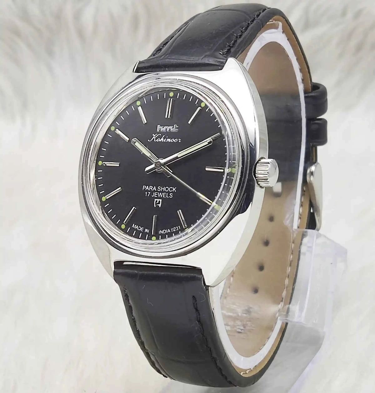 HMT Kohinoor Black Dial Watch: A Timeless Mechanical Marvel