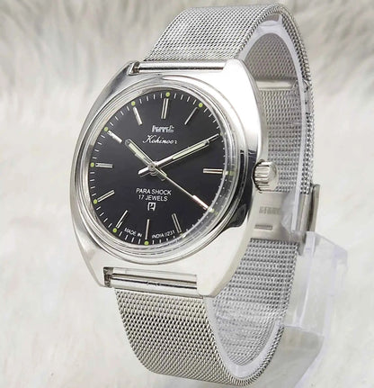 HMT Kohinoor Black Dial Watch: Timeless Elegance for Every Occasion