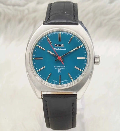 HMT Kohinoor Peacock Green Mechanical Handwinding Men's Watch 0231 - Timeless Craftsmanship