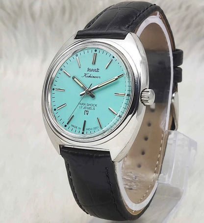 HMT Kohinoor Turquoise Dial Watch - Timeless Craftsmanship Meets Vintage Elegance