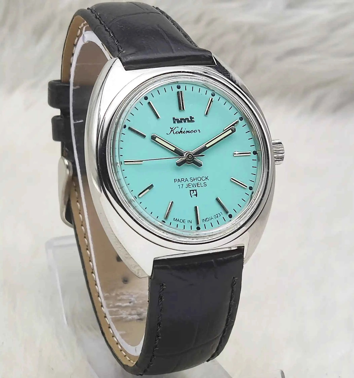 HMT Kohinoor Turquoise Dial Watch - Timeless Craftsmanship Meets Vintage Elegance