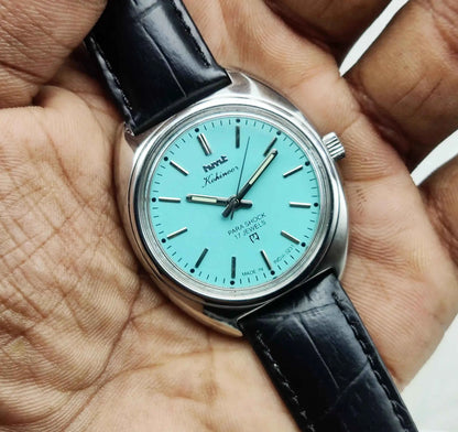 HMT Kohinoor Turquoise Dial Watch - Timeless Craftsmanship Meets Vintage Elegance