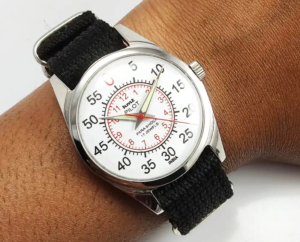 Discover Timeless Elegance with the HMT Pilot Mechanical Watch