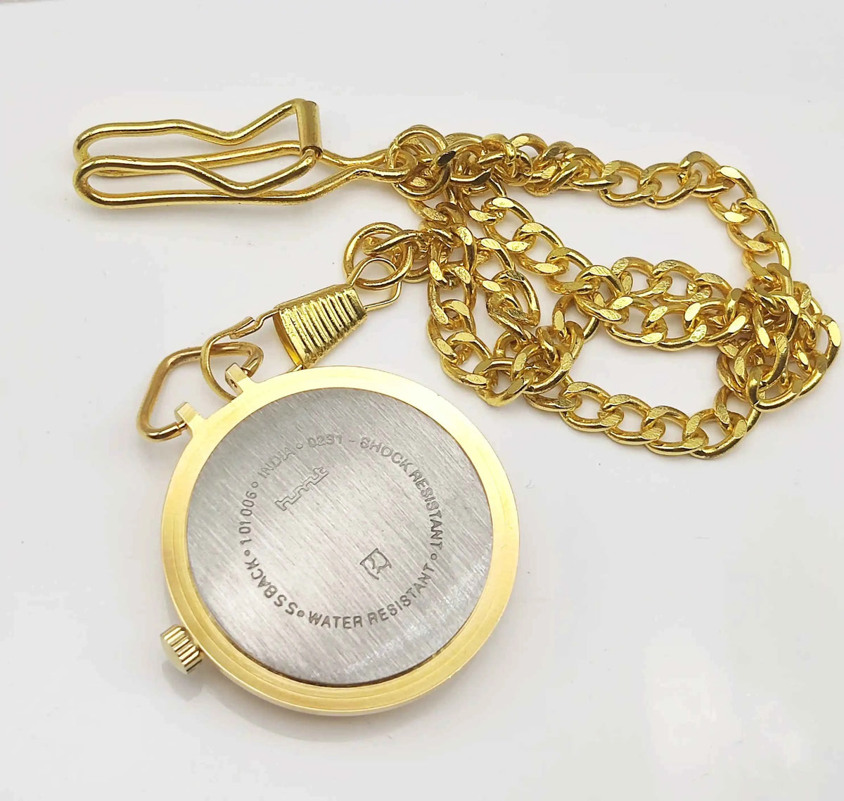 HMT Sona Maroon Dial Handwinding Watch Pocket Watch 17 Jewels