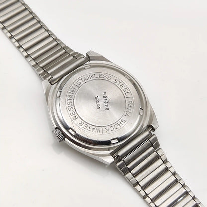 HMT Surya Men's Watch - Timeless Elegance with Sun Yellow Dial